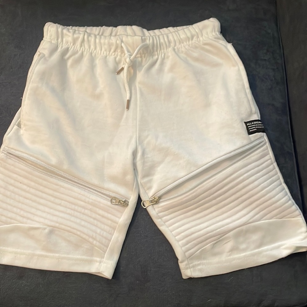 Boys 14/16 white shorts new